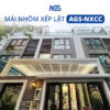 Mái nhôm xếp lật AGS-NXCC