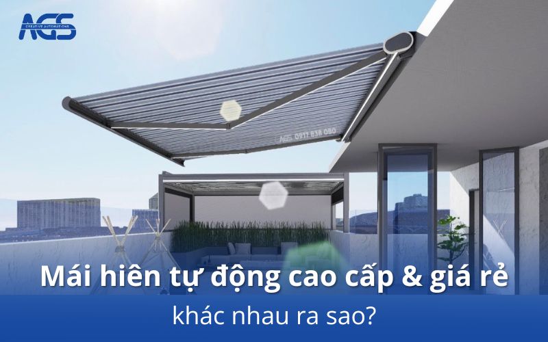 Mái hiên tự động AGS cao cấp và giá rẻ