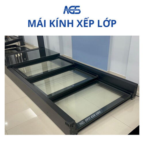 Mái kính xếp lớp AGS