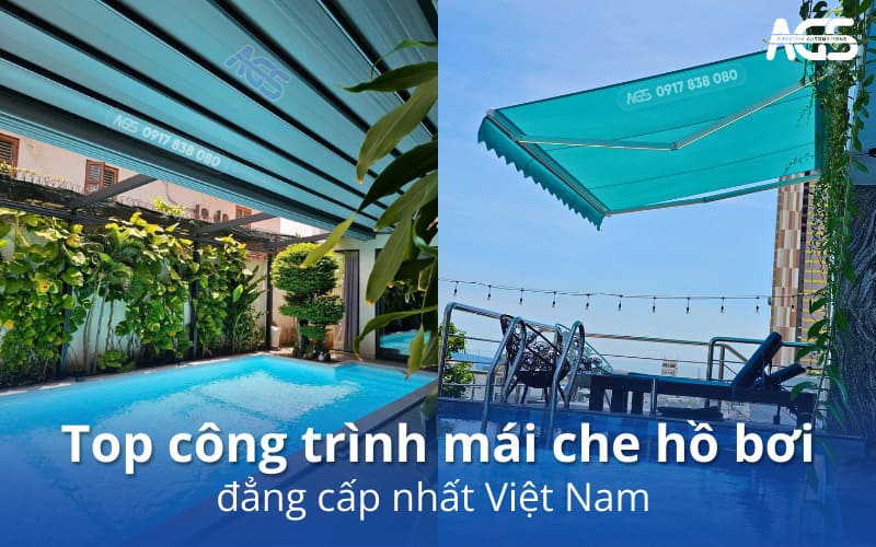 Mái che hồ bơi