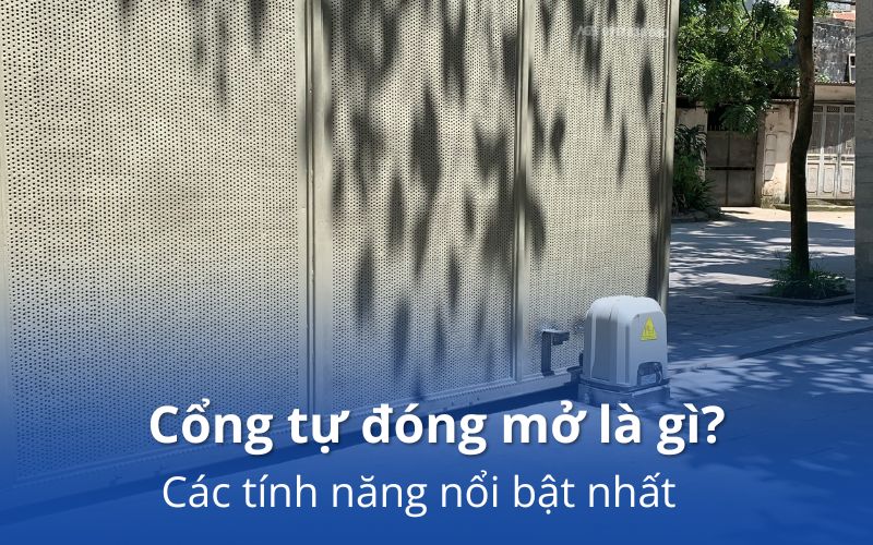 cổng tự đóng mở