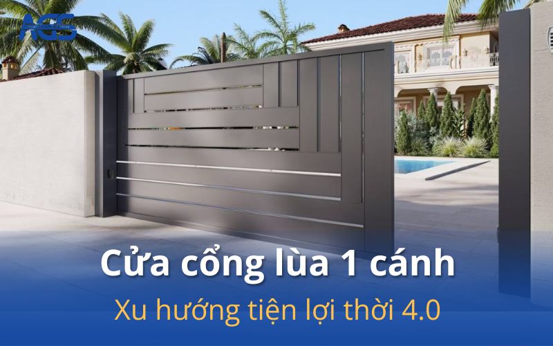 cửa cổng lùa 1 cánh