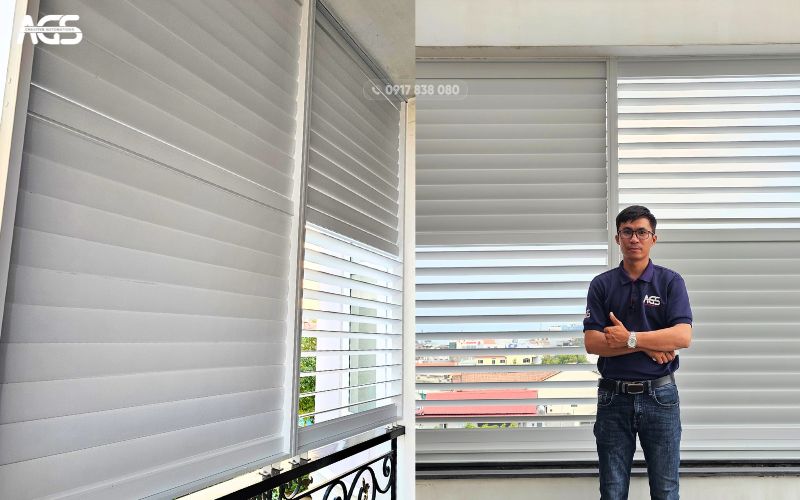 Vách nhôm xếp lật đảm bảo công năng và thẩm mỹ tối ưu, đáp ứng các yêu cầu của chị Hương