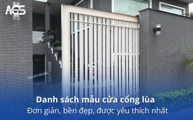 mẫu cửa cổng lùa