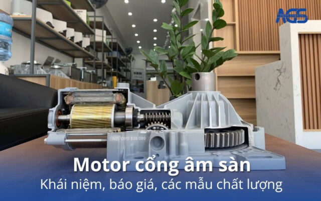 Motor cổng âm sàn