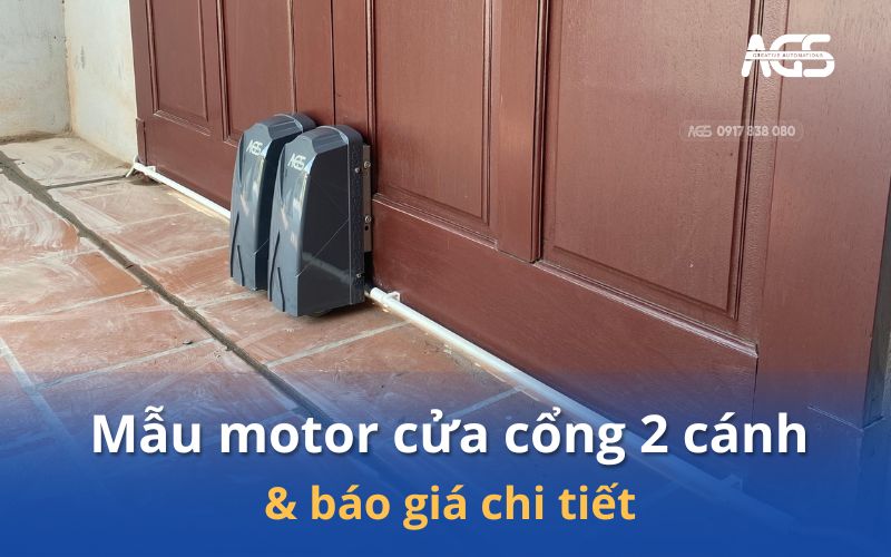 motor cửa cổng 2 cánh