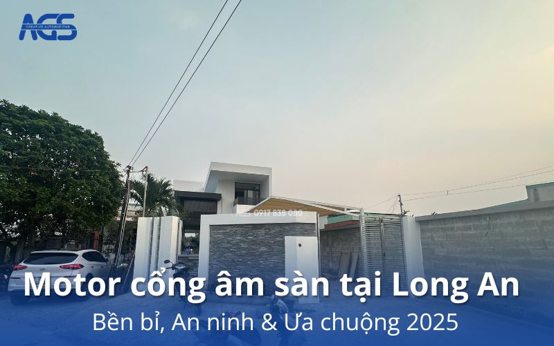 Motor cổng âm sàn tại Long An