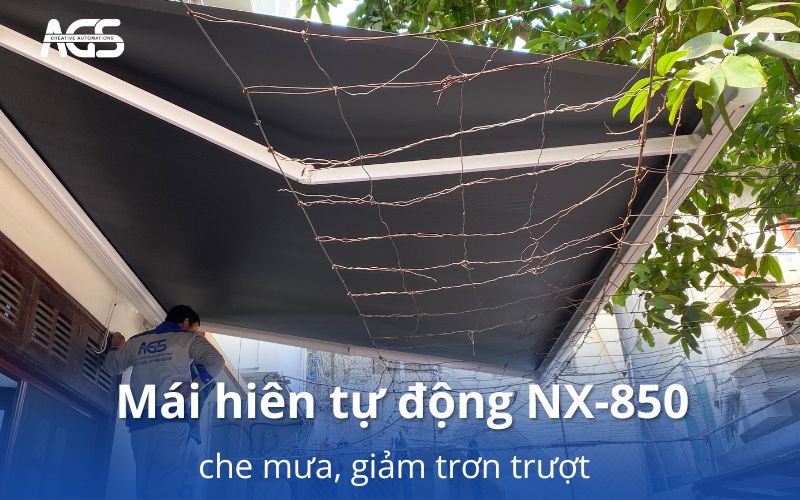 mái hiên tự động tại Hà Nội