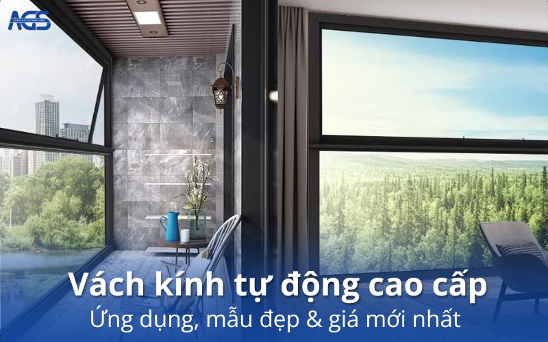 vách kính tự động