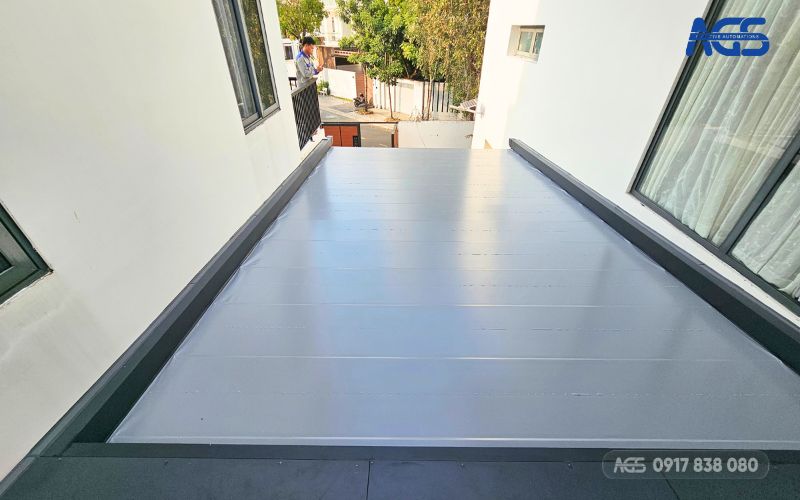 Mái bạt căng phẳng, không đọng nước