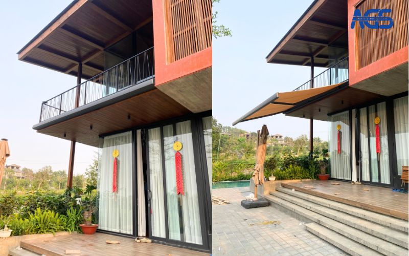 Sản phẩm lắp đặt rất gọn, tôn thêm tính thẩm mỹ cho căn nhà