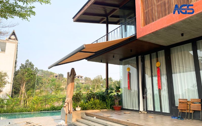 Mái che cực chất tại Yên Bài Villa