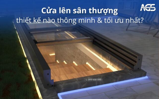 Cửa lên sân thượng