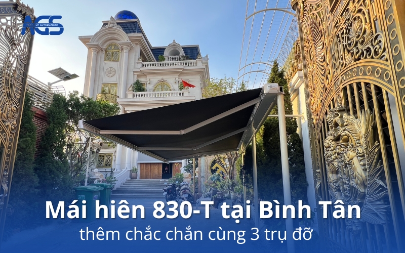 Mái hiên di động nhập khẩu tại Bình Tân