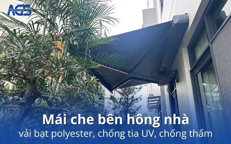 mái che bên hông nhà