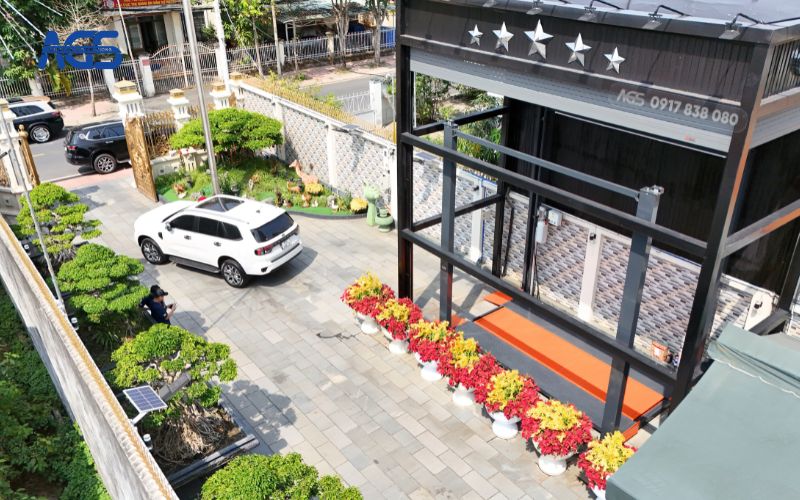 Sàn nâng thiết kế gọn gàng, thẩm mỹ