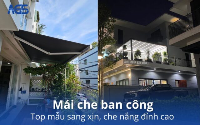 mái che ban công
