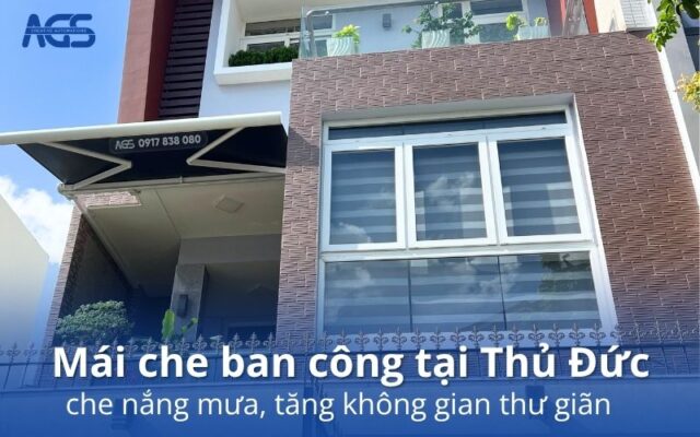mái che ban công tại Thủ Đức