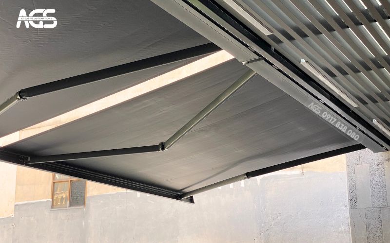2 bộ mái hiên cao cấp AGS làm từ chất liệu tốt nhất hiện nay.