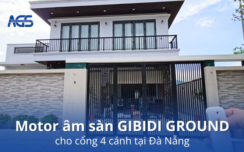 motor âm sàn cho cổng 4 cánh