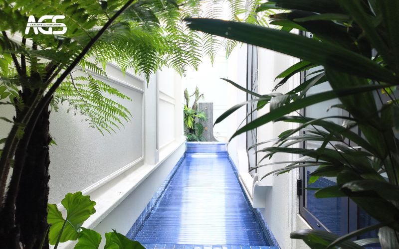Nan cuốn chắn rác cho hồ bơi tại Q7, TP HCM
