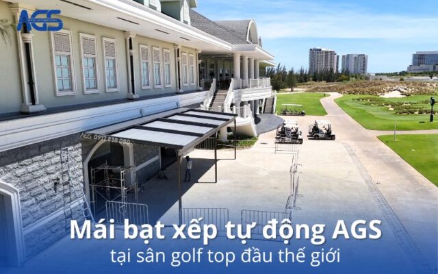 Mái bạt xếp tự động tại Hoiana Shores Golf Club