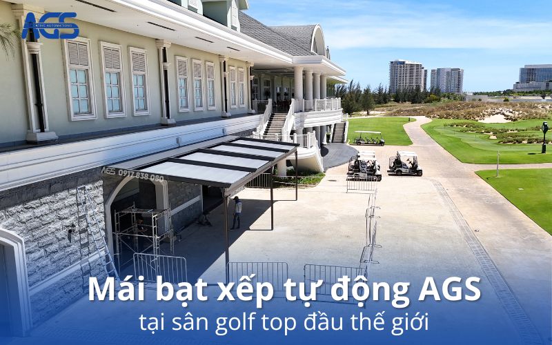 Mái bạt xếp tự động tại Hoiana Shores Golf Club