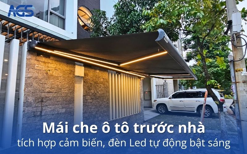 mái che mưa nắng cho ô tô