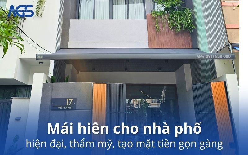 Mái hiên cho nhà phố