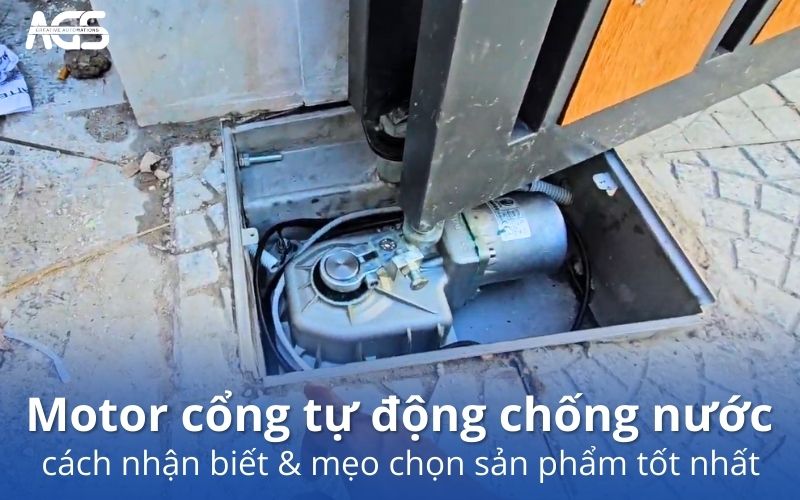 motor cổng tự động có chống nước không