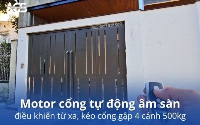 cổng tự động âm sàn tại Tam Kỳ