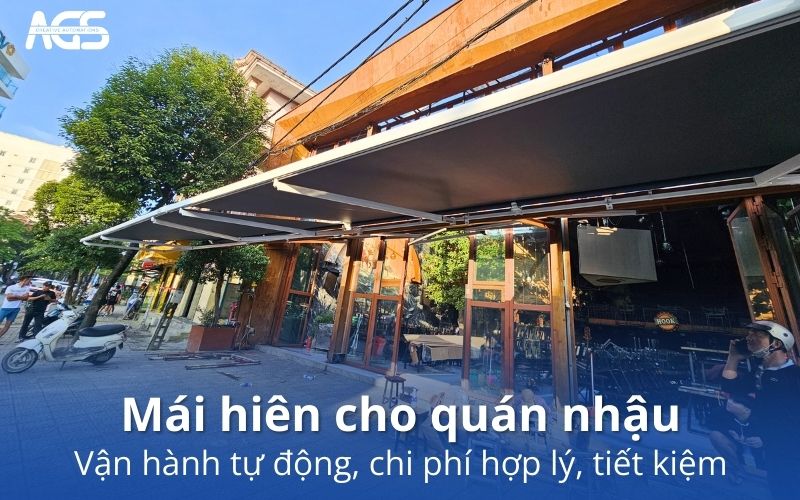 mái hiên cho quán nhậu