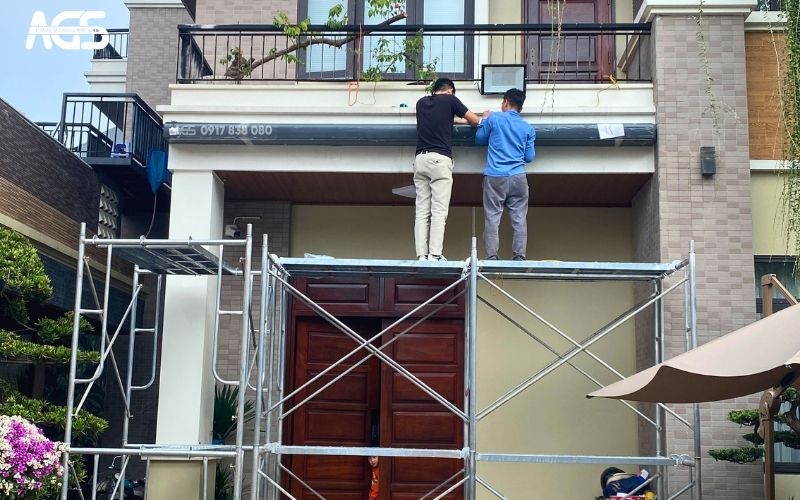 Có hàng từ nhà máy, đội ngũ AGS tiến hành lắp đặt ngay