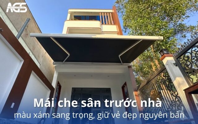 mái che sân trước nhà