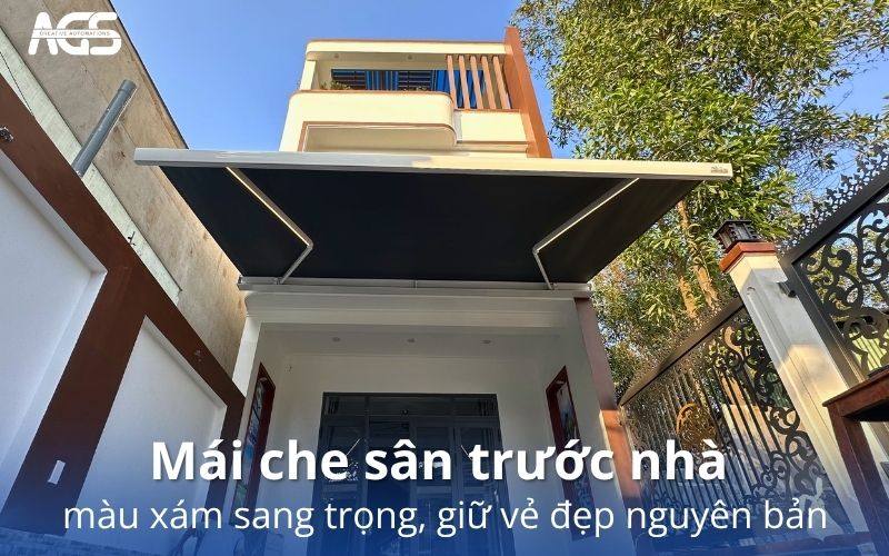 mái che sân trước nhà