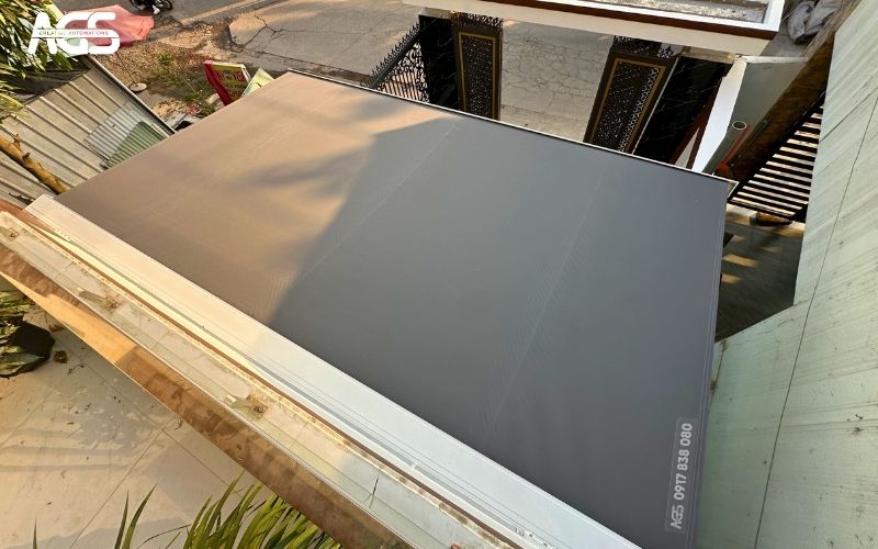 Vải bạt căng đảm bảo không chùng, đọng nước.