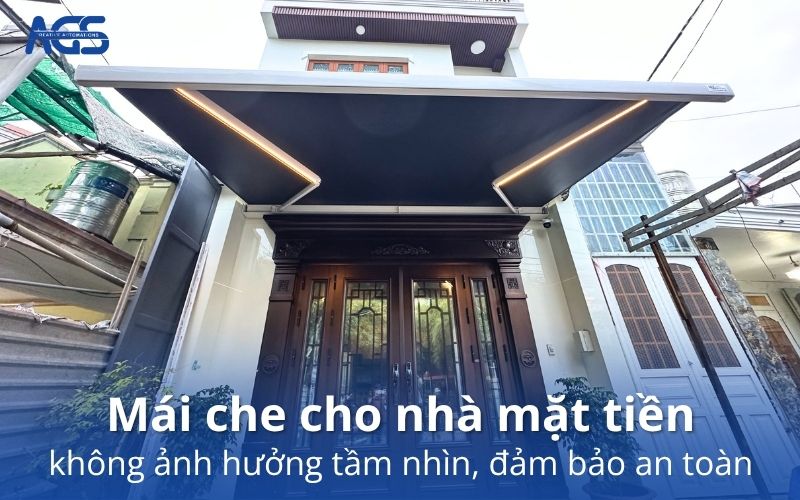 Mái che cho nhà mặt tiền đường