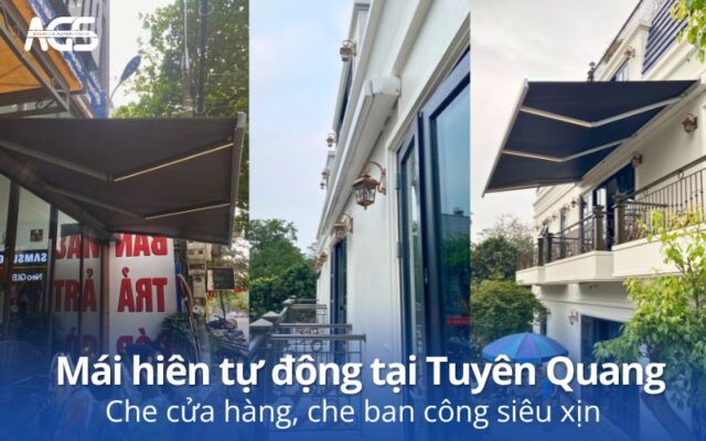 mái hiên tự động tại Tuyên Quang