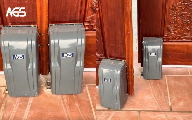 Mẫu motor do AGS nhập khẩu trực tiếp, có vỏ nhôm cực dày bên ngoài.
