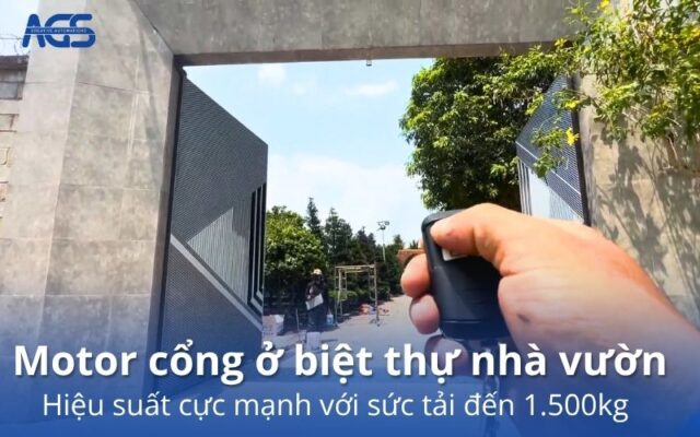 motor cổng cho biệt thự nhà vườn