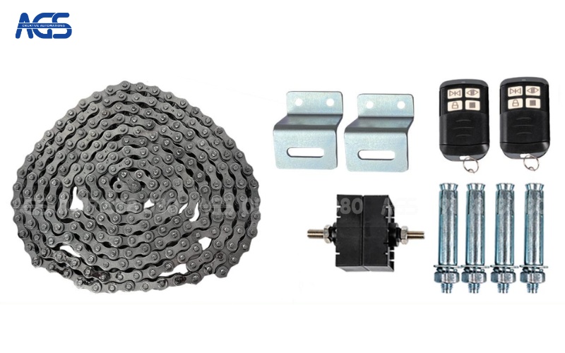 Dây xích và phụ kiện của motor cổng lùa AGS-DCK 332/335