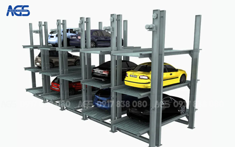Cơ chế hoạt động của sàn nâng gara cao cấp AGS-PFPP
