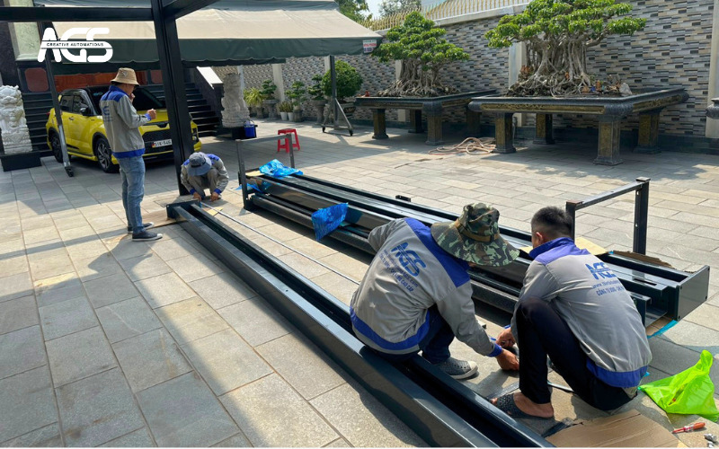 Đội ngũ AGS thi công gara ngầm toàn quốc