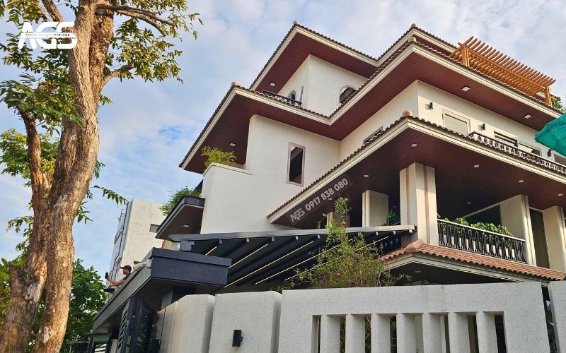 Sản phẩm giữ nét tinh tế, sang trọng của biệt thự.