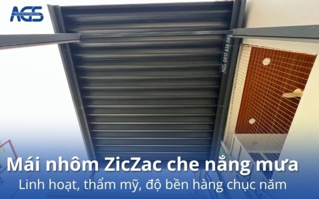Mái nhôm ziczac quận 1