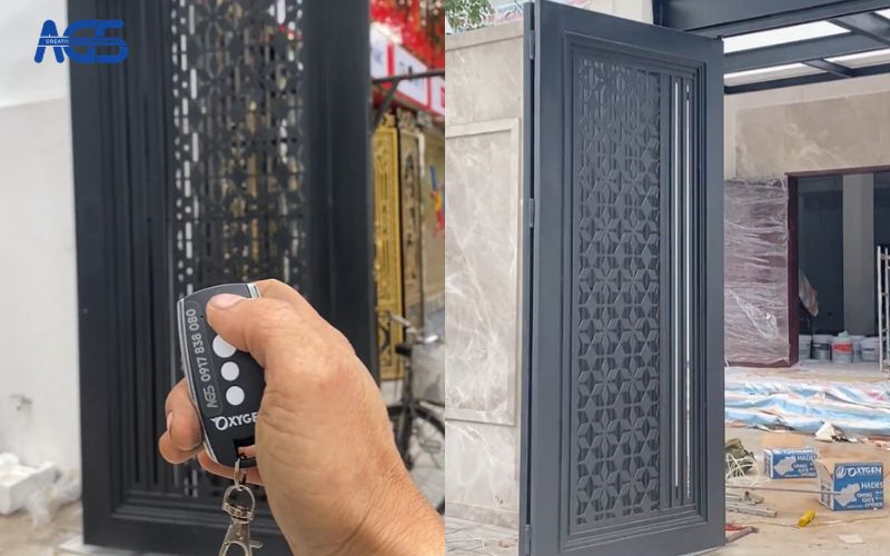 Vận hành và nghiệm thu công trình lắp đặt motor cổng gập 4 cánh