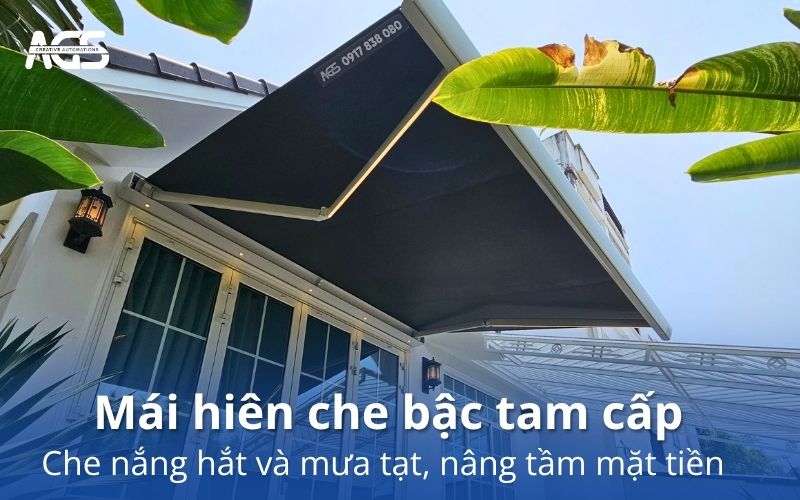 Mái hiên che bậc tam cấp